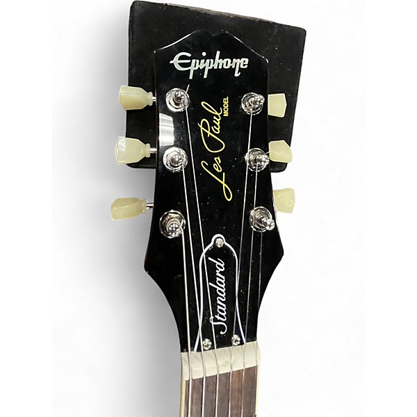 Used 2022 Epiphone Les Paul Standard Gold Top Solid Body Electric Guitar