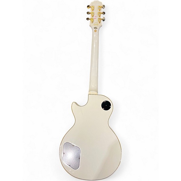 Used Epiphone Les Paul Custom Pro Alpine White Solid Body Electric Guitar