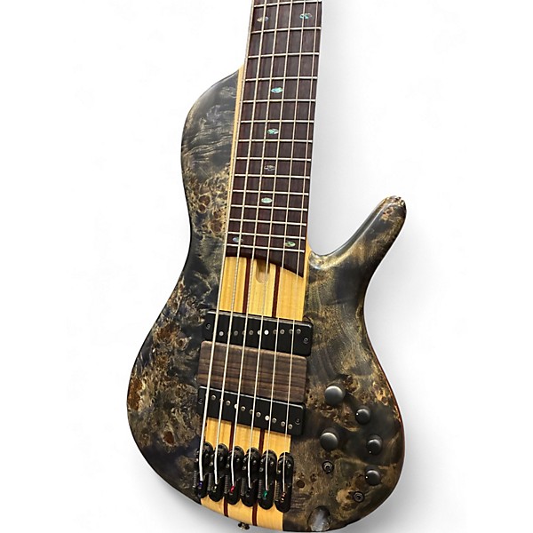 Used Ibanez SRSC806 DEEP TWILIGHT FLAT Electric Bass Guitar