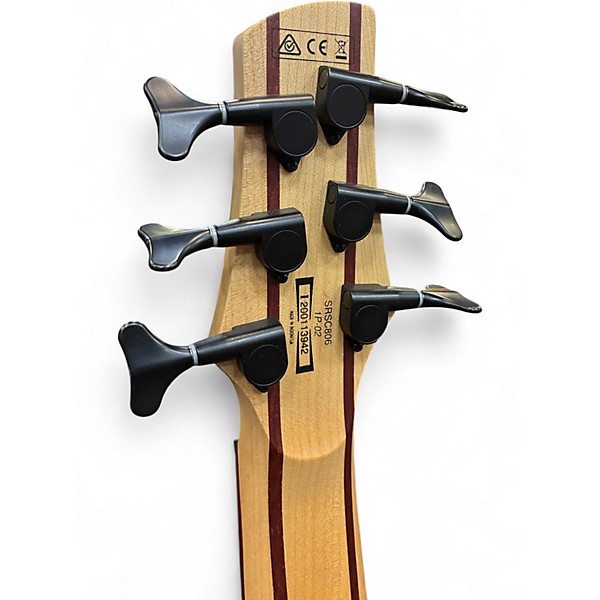 Used Ibanez SRSC806 DEEP TWILIGHT FLAT Electric Bass Guitar