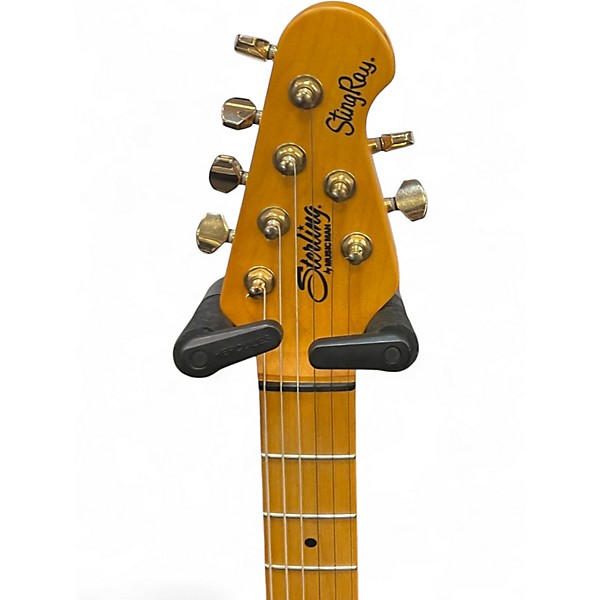 Used Sterling by Music Man JARED DINES STING RAY Olympic White Solid Body Electric Guitar