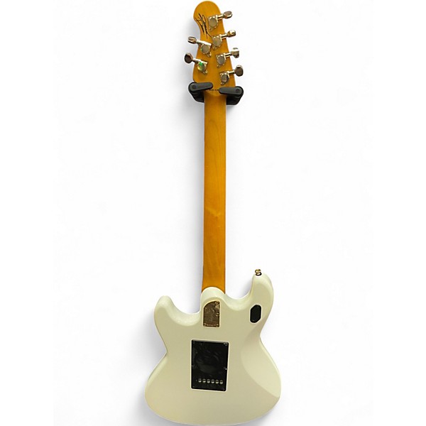 Used Sterling by Music Man JARED DINES STING RAY Olympic White Solid Body Electric Guitar