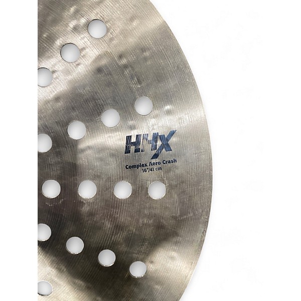 Used SABIAN 16in HHX COMPLX AERO CRASH Cymbal