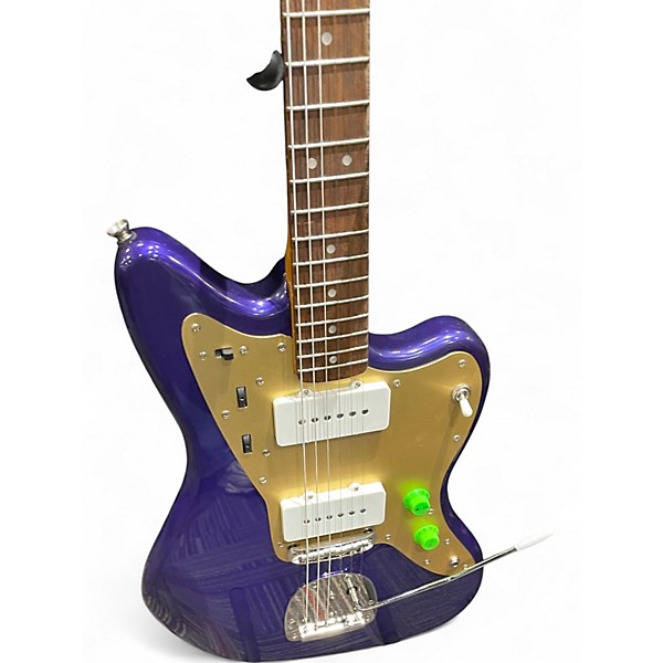 Used Squier CLASSIC VIBE JAZZMASTER PURPLE SPARKLE Solid Body Electric Guitar