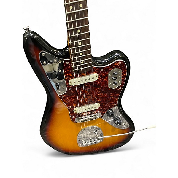 Used Squier SQ VM JAGUAR 3TS 2 Color Sunburst Solid Body Electric Guitar
