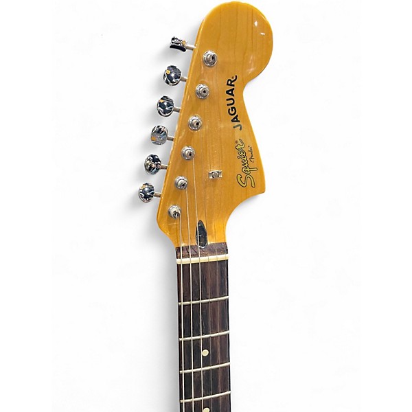 Used Squier SQ VM JAGUAR 3TS 2 Color Sunburst Solid Body Electric Guitar