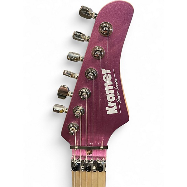 Used Kramer Pacer Classic Pink Solid Body Electric Guitar