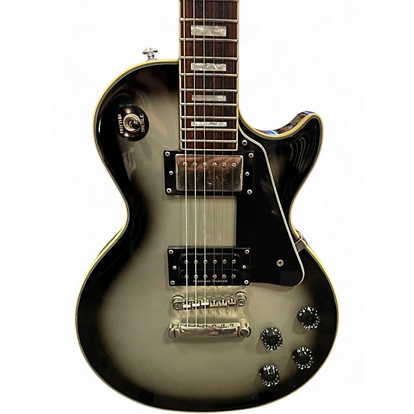 Used Epiphone Les Paul Custom Silverburst Solid Body Electric Guitar