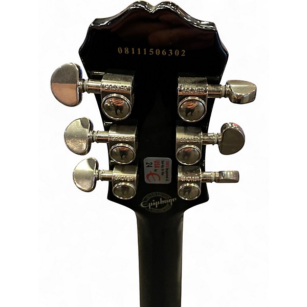 Used Epiphone Les Paul Custom Silverburst Solid Body Electric Guitar