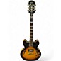 Used 2011 Epiphone Sheraton II Vintage Sunburst Hollow Body Electric Guitar thumbnail