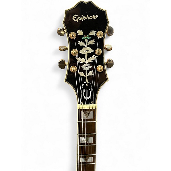 Used 2011 Epiphone Sheraton II Vintage Sunburst Hollow Body Electric Guitar