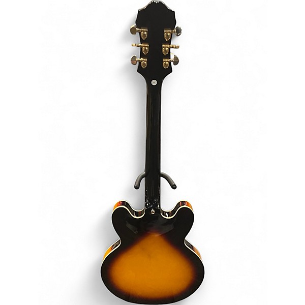 Used 2011 Epiphone Sheraton II Vintage Sunburst Hollow Body Electric Guitar