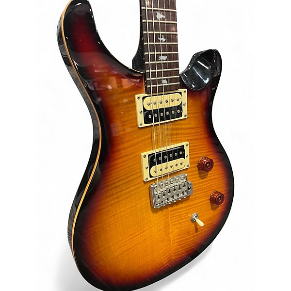 Used PRS SE Custom 24 2 Color Sunburst Solid Body Electric Guitar