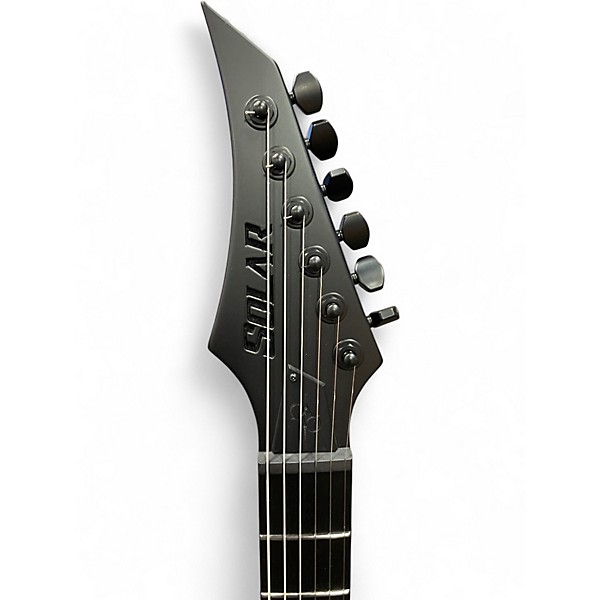 Used Solar Guitars A1.6-27 ATG BARITONE MKII MATTE BLACK Solid Body Electric Guitar