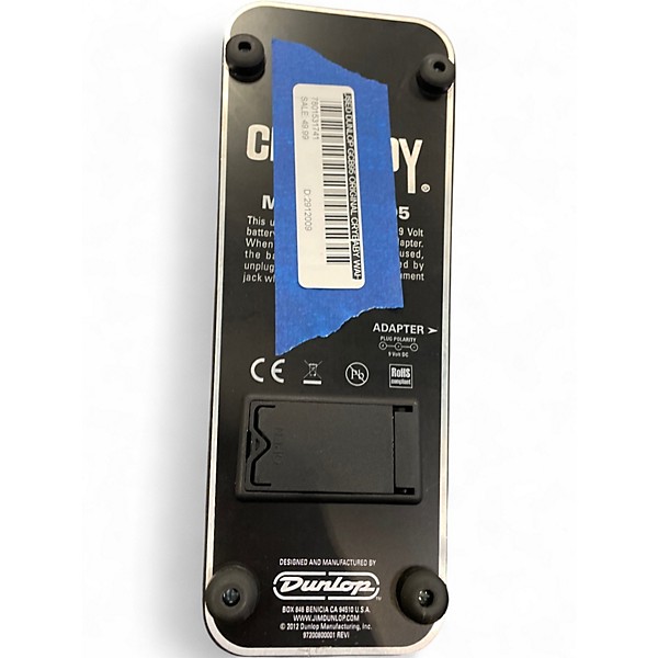 Used Dunlop GCB95 Original Crybaby Wah Effect Pedal