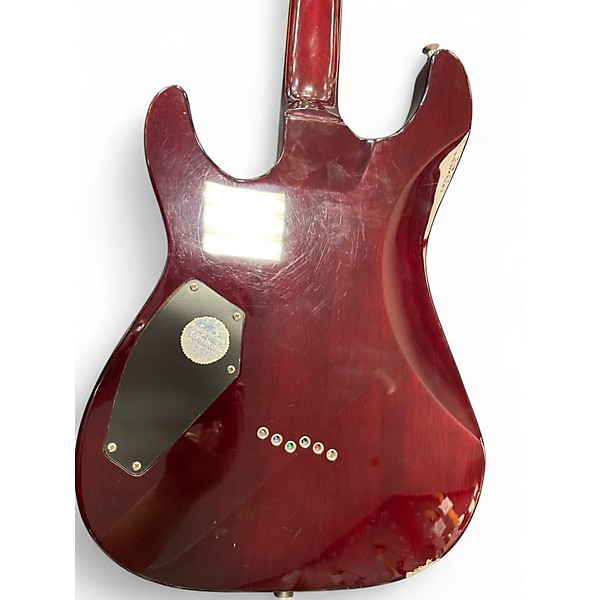 Used Schecter Guitar Research C1 Plus Black Cherry Solid Body Electric Guitar
