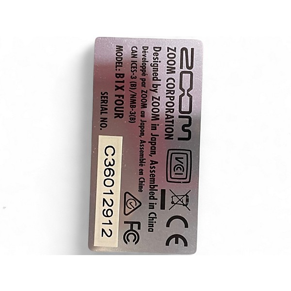 Used Zoom B1X FOUR Effect Processor