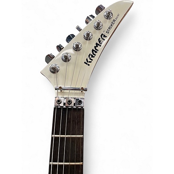Used Kramer Striker 300ST WHITE Solid Body Electric Guitar