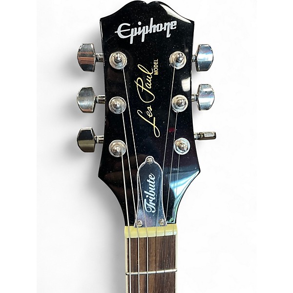 Used Epiphone Les Paul Tribute Plus Vintage Sunburst Solid Body Electric Guitar