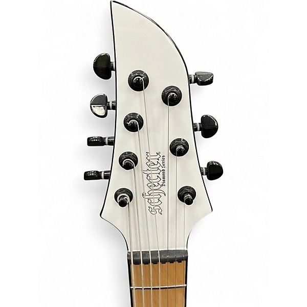 Used Schecter Guitar Research Keith Merrow KM-7 MK-III WHITE Solid Body Electric Guitar