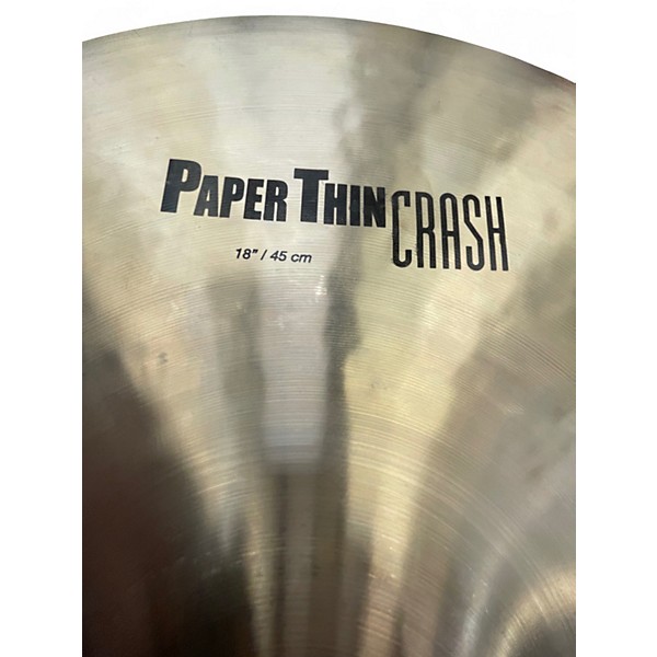 Used Zildjian 18in K Series Paper Thin Crash Cymbal