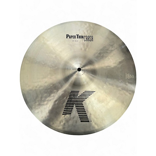 Used Zildjian 18in K Series Paper Thin Crash Cymbal