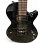 Used Aklot cutaway Black Solid Body Electric Guitar