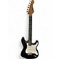 Used Lekato double cutaway Black sparkle Solid Body Electric Guitar thumbnail