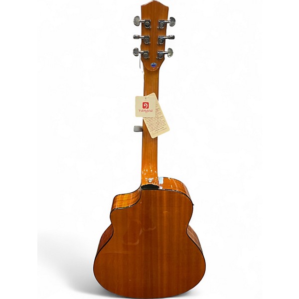 Used Vangoa v100ce Natural Acoustic Electric Guitar