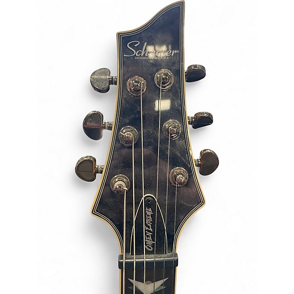 Used Schecter Guitar Research Omen Extreme 6 Black Solid Body Electric Guitar
