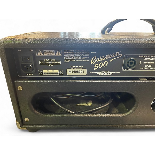 Used Fender Bassman 500 Bass Amp Head