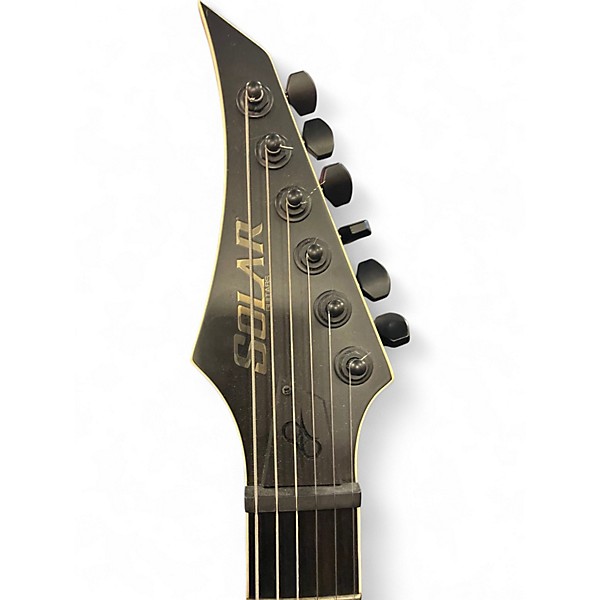 Used 2021 Solar Guitars S2.6C Black Solid Body Electric Guitar