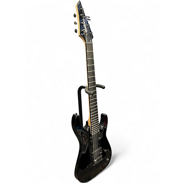 Used Jackson Dinky Arch Top JS22-7 DKA HT Black Solid Body Electric Guitar