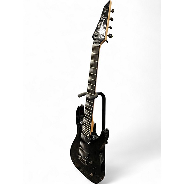 Used Jackson Dinky Arch Top JS22-7 DKA HT Black Solid Body Electric Guitar