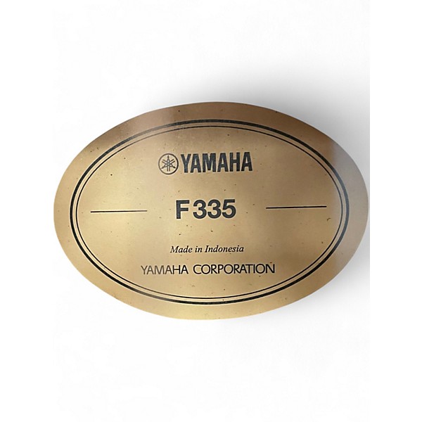 Used Yamaha F335 Natural Acoustic Guitar