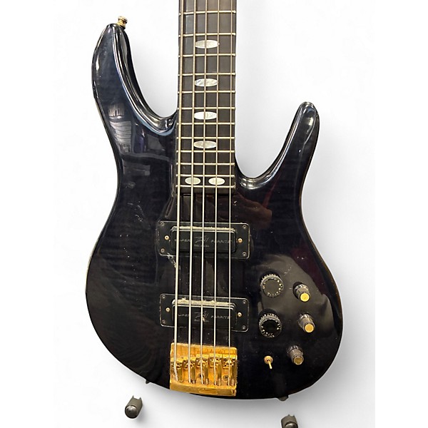 Used Peavey TL-Five Trans Black Electric Bass Guitar