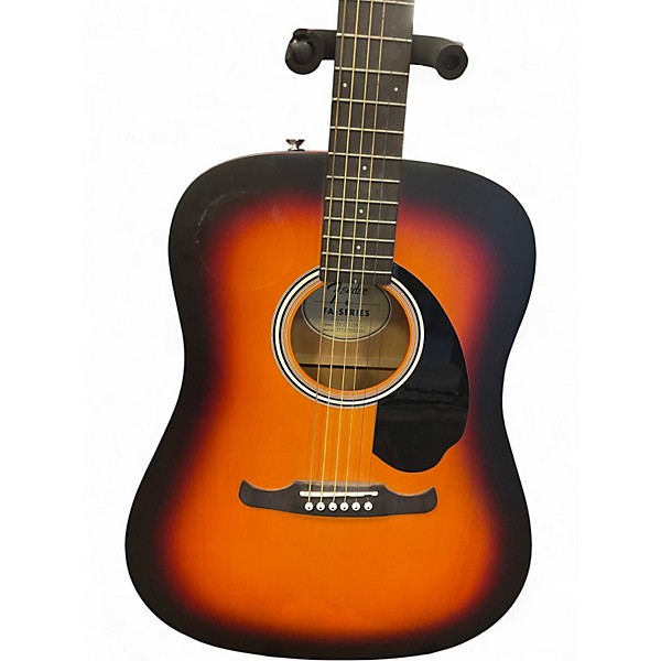 Used Fender FA125SB 2 Tone Sunburst Acoustic Guitar