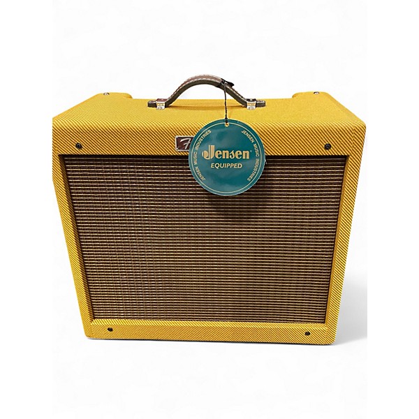 Used Fender BLUES JUNIOR LACQUERED 15W 1X12 JENSEN C12N Tube Guitar Combo Amp