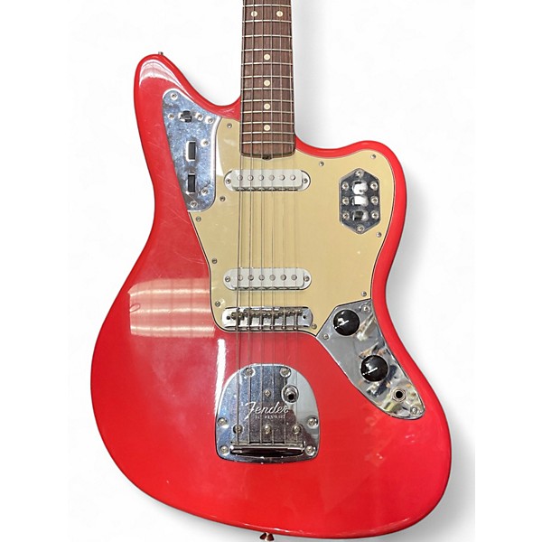 Used Fender jaguar red Solid Body Electric Guitar