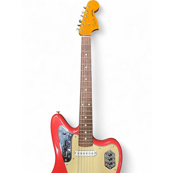 Used Fender jaguar red Solid Body Electric Guitar