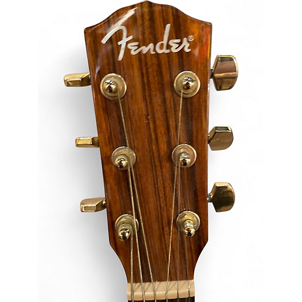 Used Fender CD220CE Natural Acoustic Guitar