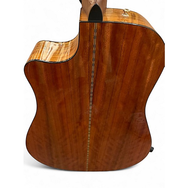 Used Fender CD220CE Natural Acoustic Guitar