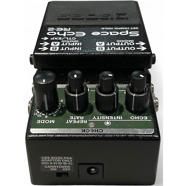 Used BOSS RE-2 SPACE ECHO Effect Pedal