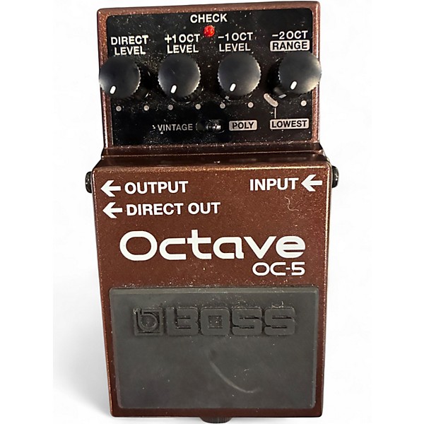 Used BOSS OC5 Octave Effect Pedal