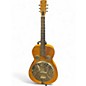 Used Dobro Hound Dog Deluxe Round Neck Tiger Eye Resonator Guitar thumbnail