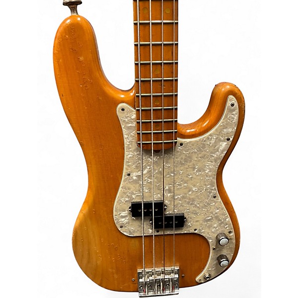 Vintage 1970s Fender PRECISION BASS NATURAL Electric Bass Guitar