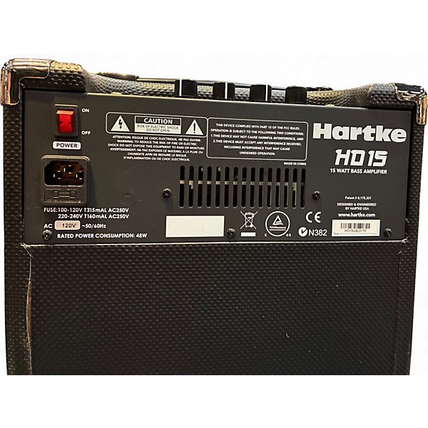 Used Hartke HD15 Bass Combo Amp