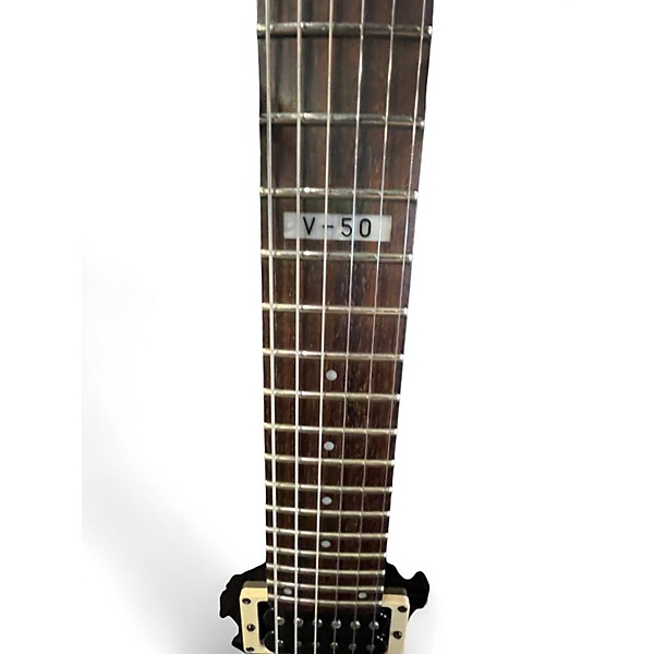 Used ESP LTD V-50 Black Solid Body Electric Guitar