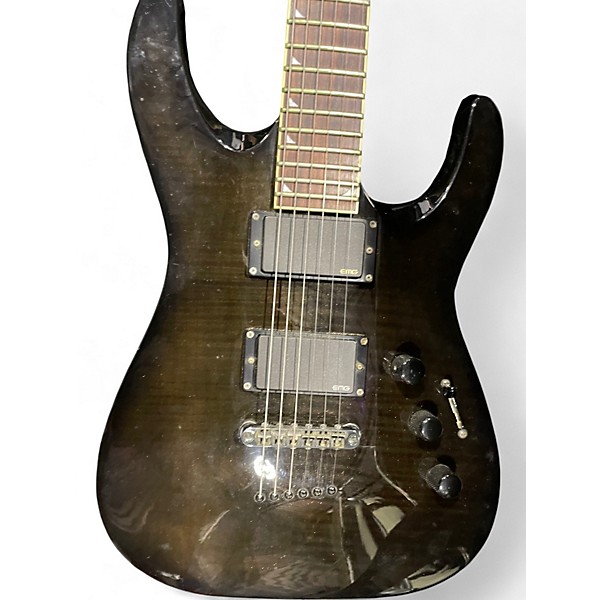 Used Jackson MG SERIES DINKY TRANS BLACK Solid Body Electric Guitar