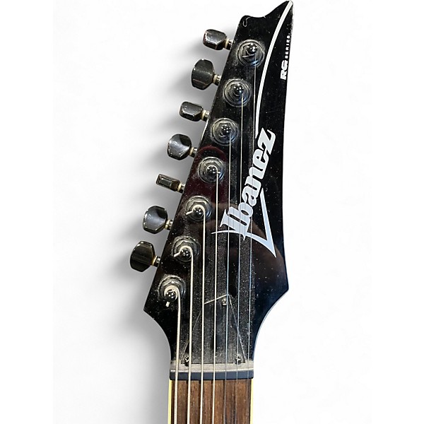 Used Ibanez RG7321 7 String Black Solid Body Electric Guitar